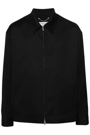 Black virgin wool shirt jacket GOLDEN GOOSE | GMP01880P00096590100